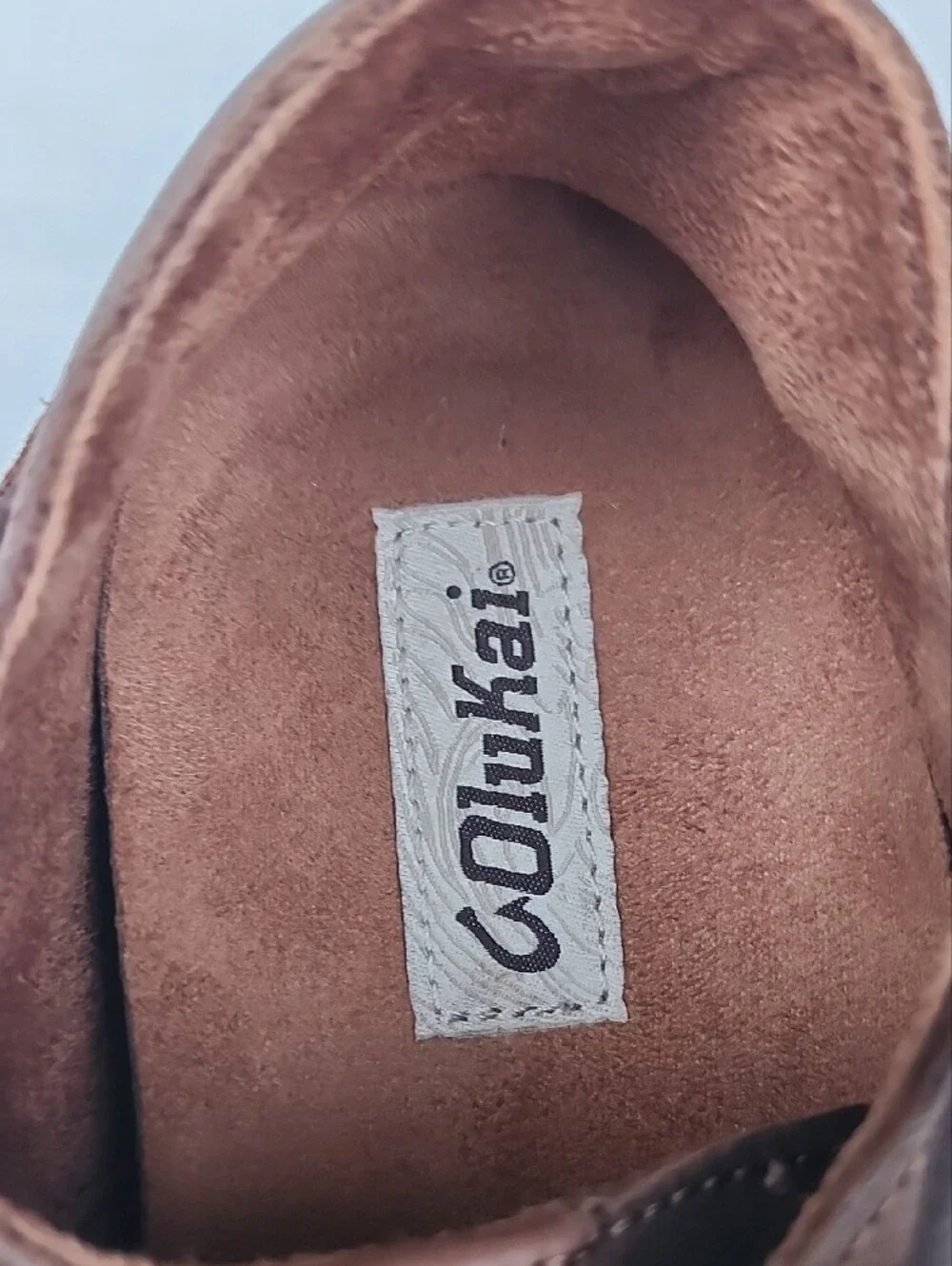 OluKai Men’s Leather Chukka Boots in Brown
